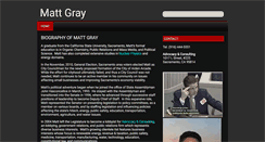 Desktop Screenshot of matthewgray.com